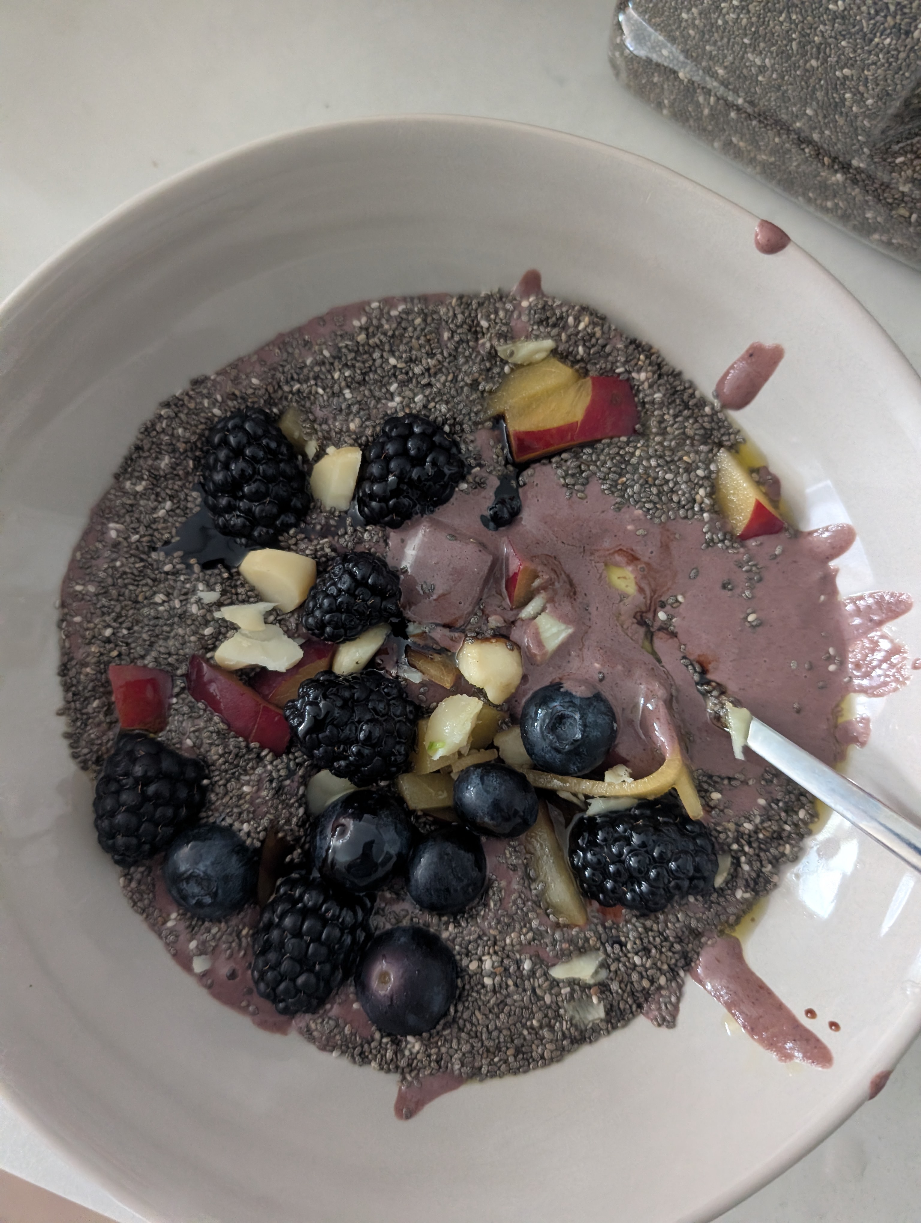 Nutty pudding
